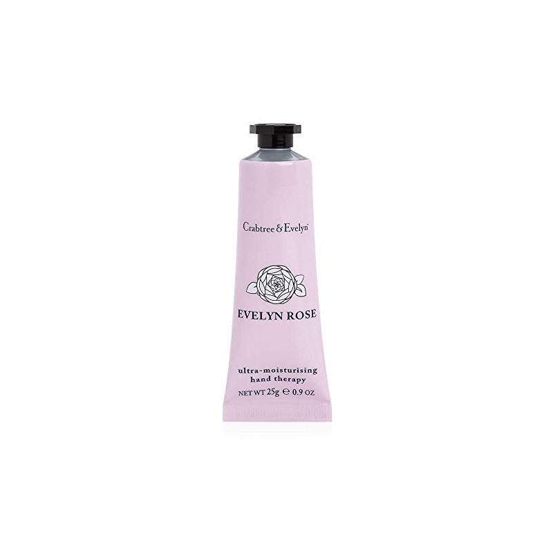 Crabtree & Evelyn Evelyn Ultra-Moisturising Hand Cream Therapy, Rose, 0.90