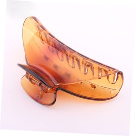 LALAFINA 4pcs Large Tortoise Clips Hairpins for Girls and Women Hair Styling Accessories Black