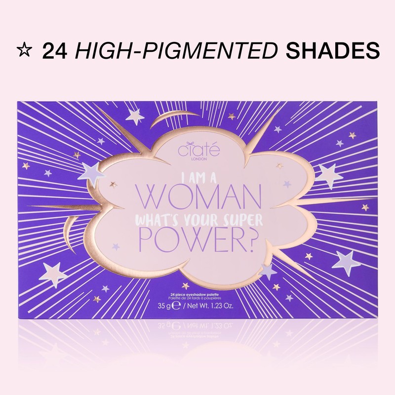 Ciaté London I Am Woman Eyeshadow Palette, 24 Creamy and