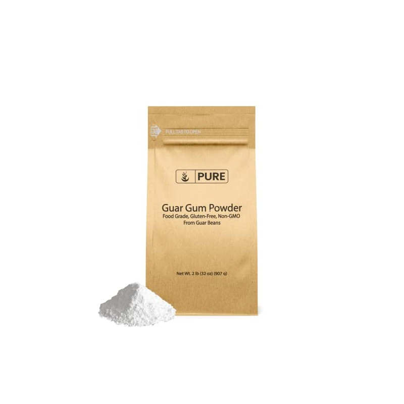 Pure Original Ingredients Guar Gum (2lb) From Guar Beans, Food