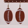 L&N Rainbery 1 Pair Leaf Leather Earrings Faux Leather Teardrop