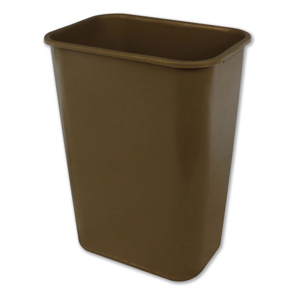 Impact 7703BEI 41-qt. Polyethylene Soft-Sided Wastebasket - Beige New