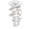 Allfa 26000 Plasterboard Wall Plugs, Plastic with Installation Tool, Pack