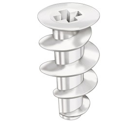Allfa 26000 Plasterboard Wall Plugs, Plastic with Installation Tool, Pack of 200