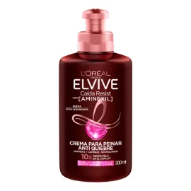 Crema Para Peinar L'oréal Paris Elvive Caída Resist 300ml