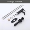 Bathroom Faucet Matte Black Modern Bathroom Sink Faucet with Single