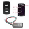 ON Off ON Turn Rocker Switch, LED Indicator Easy Wiring