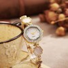 MINILUJIA Elegant Luxury Womens Wrist Watch with Small Gold Dial