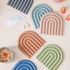 Rainbow Silicone Trivet - Color: Sienna