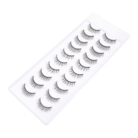 Baluue 10 Pairs Fake Eyelashes Multi-layer Eyelash False Lashes Wispy Eyelashes Extensions Fake Lashes Eye Makeup Eyelash Natural False Eyelashes Chemical Fiber Slender 3d