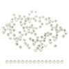 PATIKIL 3mm Silver Filled Spacer Beads for Jewelry Making, 100
