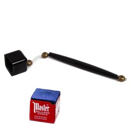 Y2PLAY Deluxe Chalk Stick Holder Pocket Chalker Pool/Billiard Cue Accessory w/Chalk