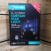 303 LED Warm White Christmas Curtain Star Light 1.2m x
