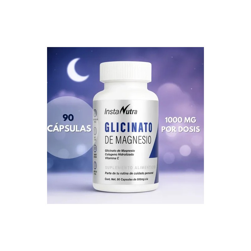 Glicinato Magnesio Colágeno Vitamina Cap
