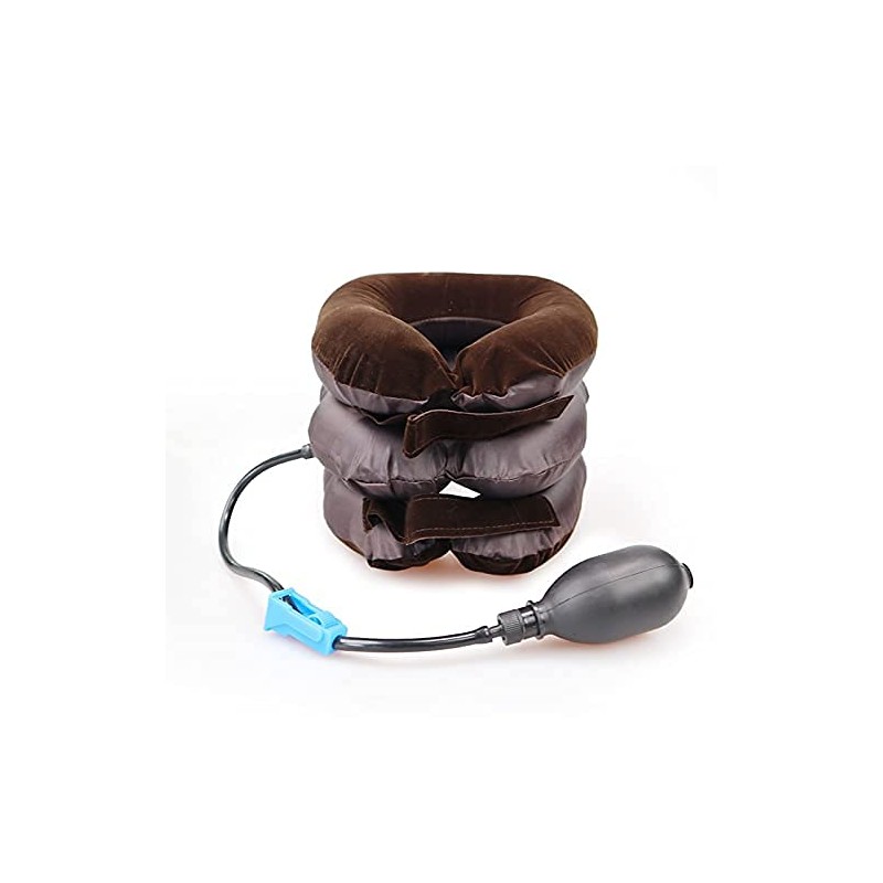 HOB Collarín Para Tracción Cervical Inflable Suave Alivia Dolor