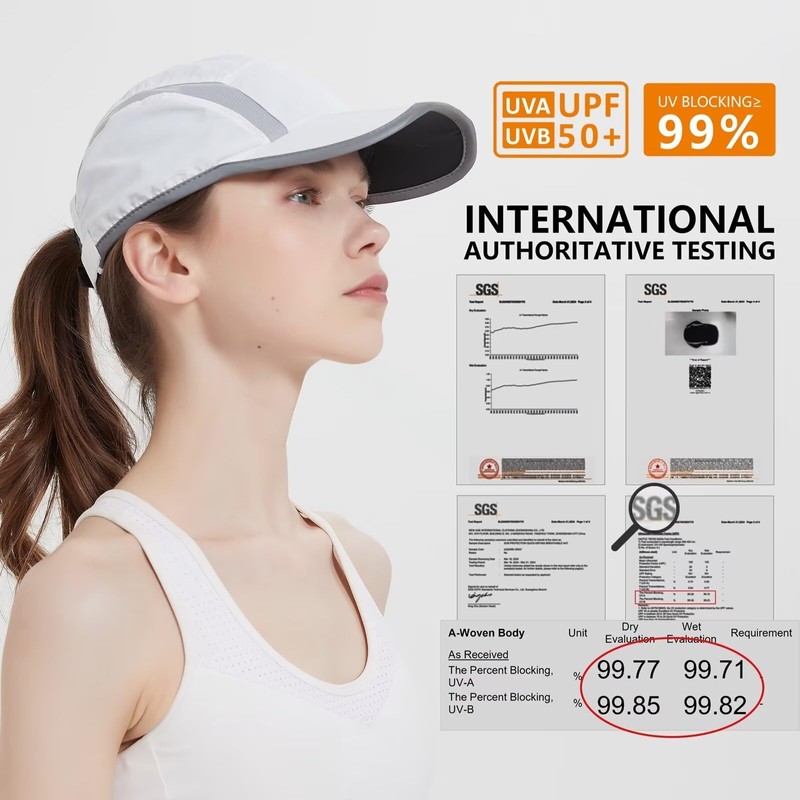 GADIEMKENSD Quick Dry Sports Hat Lightweight Breathable Soft Outdoor Run