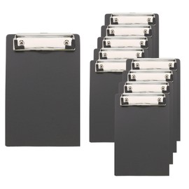 Fabulous Dou A6 Clipboard Binder Mini Size Notepad Snap Pad Slip Underlay Business Bag Compact Small Black 10 Sheets