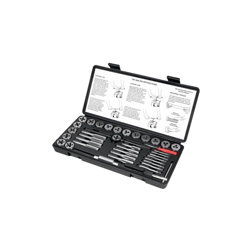 Performance Tool W4001DB 40-Piece SAE Tap And Die Set |