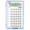 [ICLIONE] jjonjon lash False Eyelashes, No Glue Required for Portions