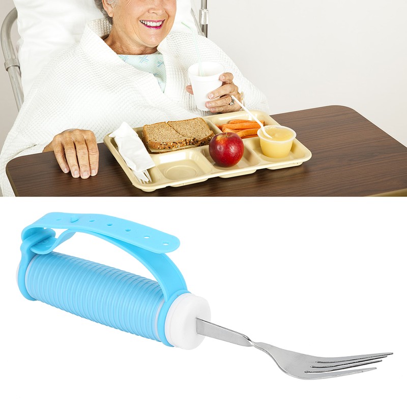 Eating Aids Fork Stainless Steel Rotating Fork Rotated Eating Utensils