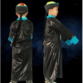 [Limspace] Kyonshi Cosplay, China, Costume, Children's Costume, Halloween Costume, Children, Girls, Boys, Unisex, Zombie, Costume, Horror, Yo-Kai, Ghosts, Disguise Events, Costume, Parties, School