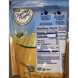 Crystal Light Lemon Iced Tea Naturally Flavored Powdered Drink Mix  16 ct.