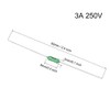 sourcing map Pico Fuse 250V 3A Fast Blow Axial Leaded