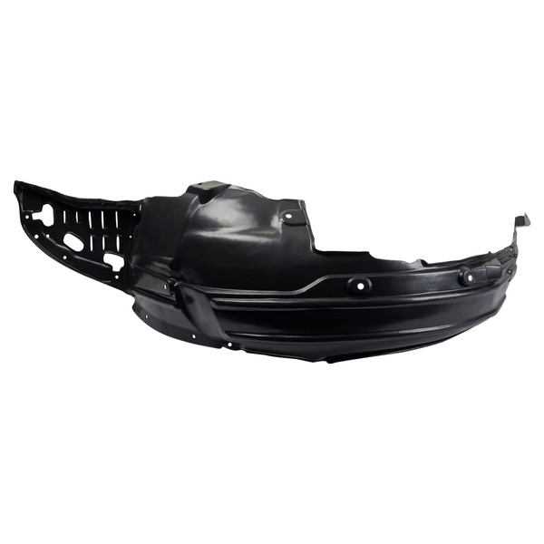 TRQ TRQ Front Left Inner Fender Liner Black Drivers Side