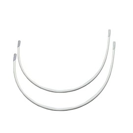 item4ever 1 Pair Bra Underwire Replacement Nylon Coated/Stainless Steel (90D, Nylon Coated) Silver