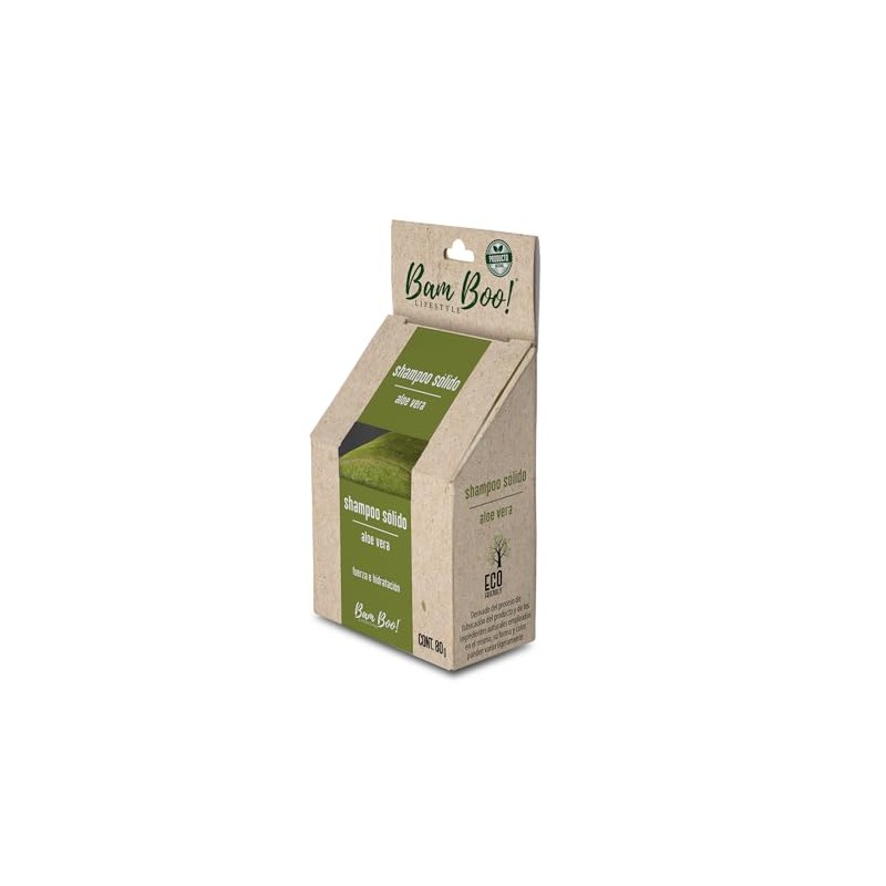 5 Pack Shampoo Sólido Artesanal Aloe Vera 80 Gr Bam