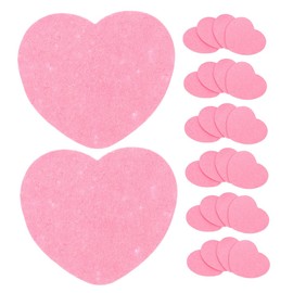 Mikinona 60pcs Heart Shaped Compressed Facial Sponges Natural Cellulose Cleansing Tool for Daily Deep Cleansing Makeup Removal and Versatile Skincare Applications