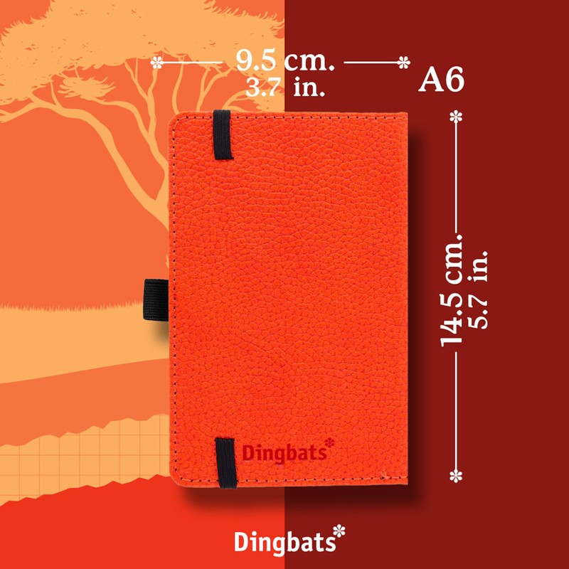 Dingbats* - Wildlife Plain Pocket Notebook A6 - PU Leather