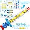 Brain Flakes 500 Piece Set, Ages 3+, Interlocking Plastic Disc