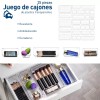 Bluelander Organizador De Cajones Joyas Maquillaje 25 Pzas De Plástico