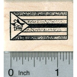 Flag of Zimbabwe Rubber Stamp