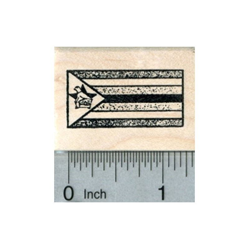 Flag of Zimbabwe Rubber Stamp