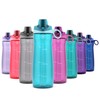 Pogo BPA-Free Plastic Water Bottle with Chug Lid, Blue Atoll,