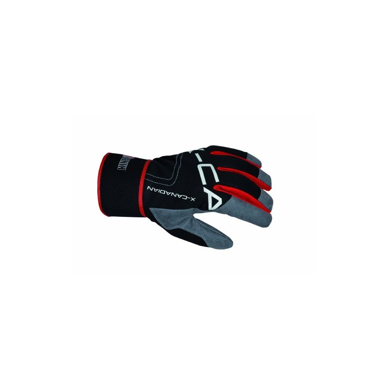KinetiXx Unisex Gloves X-Canadian Multi-Coloured schwarz / grau /rot Size:Medium