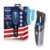 Barbasol Vacuum Beard Trimmer for Men, Self-Vacuuming Hair, Beard, Sideburns
