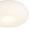 Possini Euro Design Sandringham 13 3/4" Wide Sanded White LED