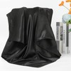 AWAYTR 35" Large Square Satin Head Scarf - Silk Hair