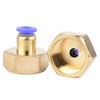 Pack of 4 6 mm Pipe Outer Diameter x 1/2