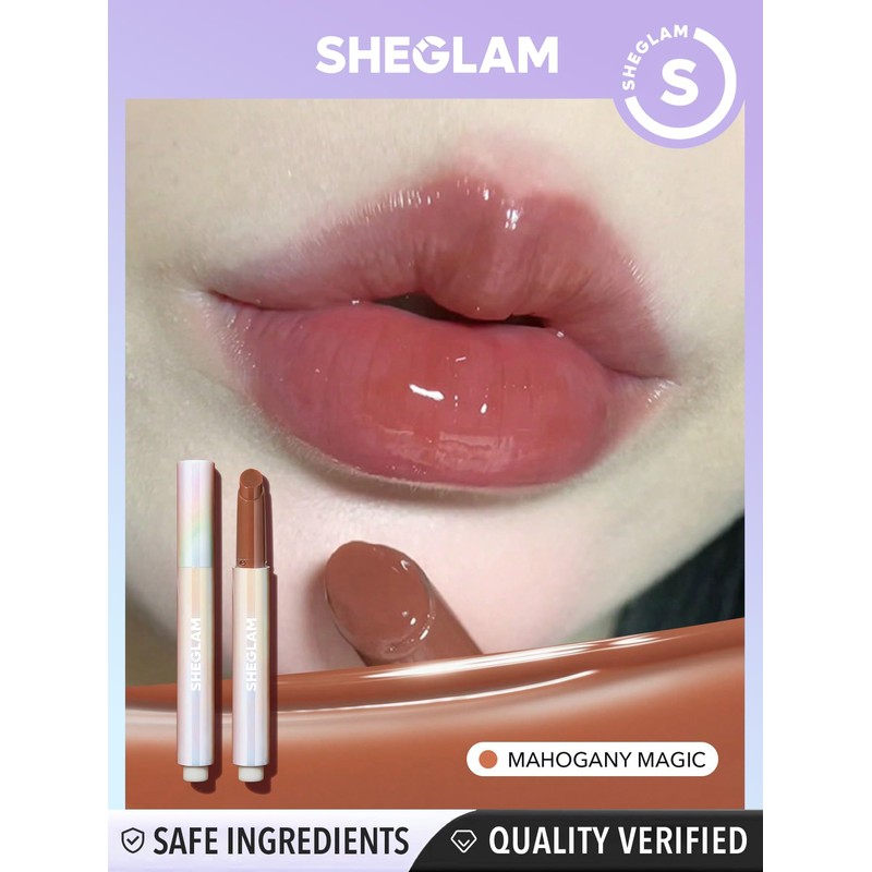 SHEGLAM PoutPerfect Moisturizing Solid Lip Gloss Lipstick - Mahogany Magic