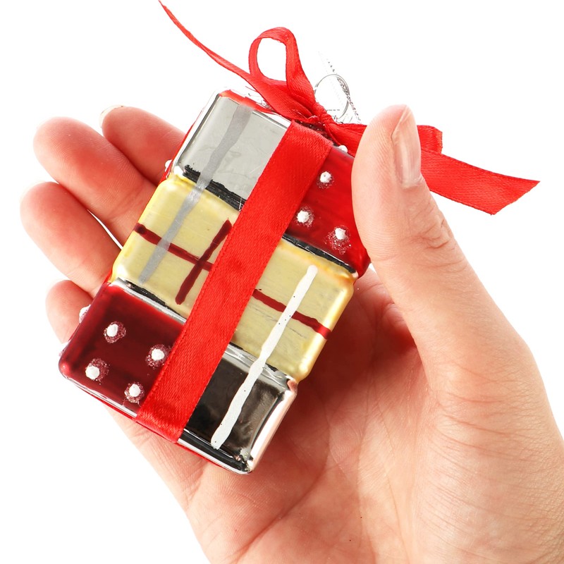 com-four® 6 x Christmas Tree Pendant Gift – Christmas Bauble