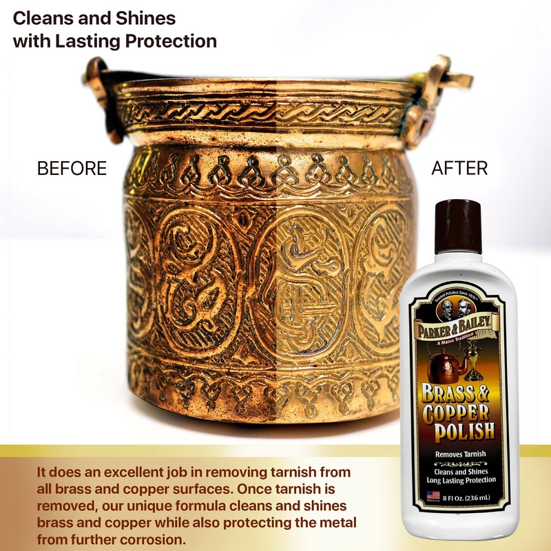 Parker & Bailey Brass & Copper Cleaner – Removes Tarnish