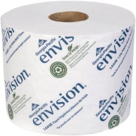 Envision GPC14448-01 1-Ply Roll Bath Tissue White - Pack of 48