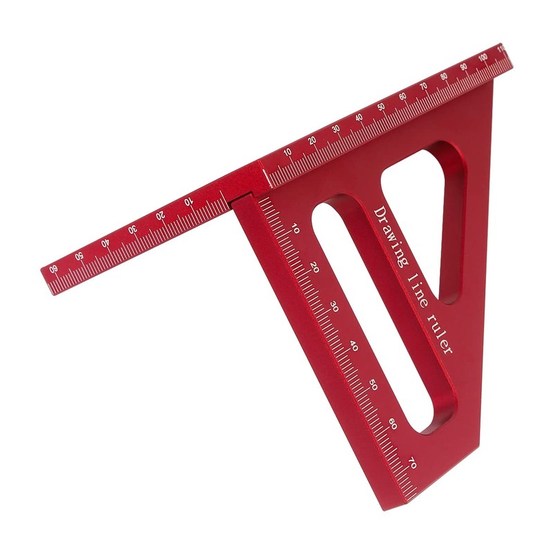 KETIPED 3D Multi-Angle Measuring Ruler,45/90 Degree Aluminum Alloy Woodworking Square