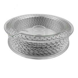 Aventik Braided Fly Fishing Backing Line Super Slim Fly Fishing Line Backing 25-30lb, 100m (White+black,30LB)