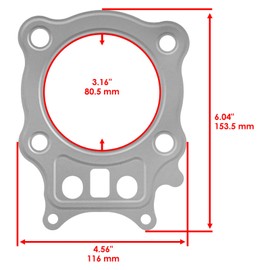 Replacement Powersports Parts – High-Performance Components for Head Cover Gasket For Honda Rancher 350 TRX350TE 2X4 ES 2000-2006 Model-NK02-8737