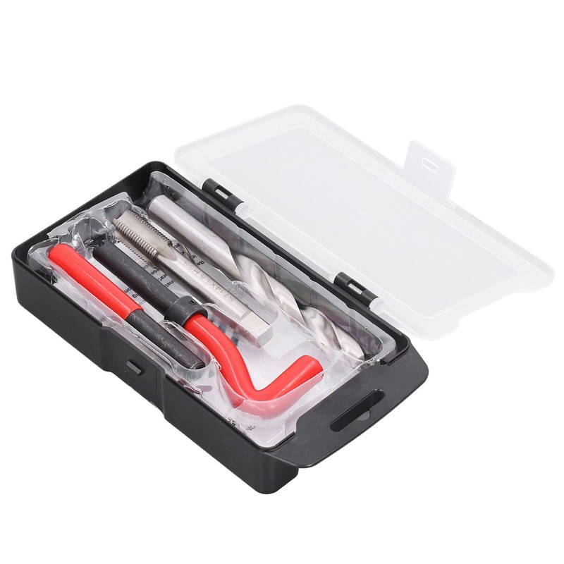 15Pcs/Set Thread Repair Kit Insert Compatible Hand Tool for Auto